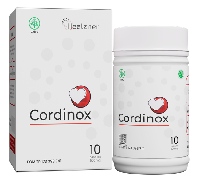 Cordinox, suplemento de bienestar en su empaque